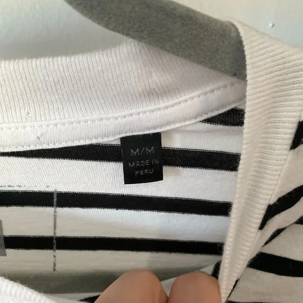 ATM - Anthony Thomas Melillo - Black/White Striped Long Sleeve - $120! - Picture 5 of 6